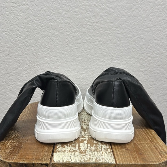 Azalea Wang Oh My Love Faux Leather OTK Sneaker Boot Size 7 - Picture 6 of 7